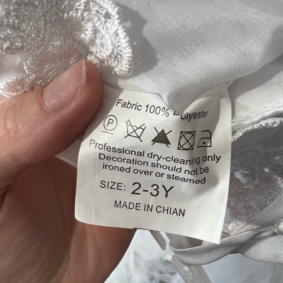 Beautiful Kids white Dress 2-3T - Picture 4 of 4